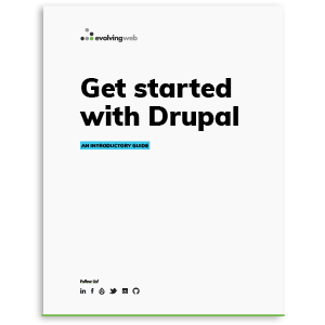 Cover of Get started with Drupal ebook