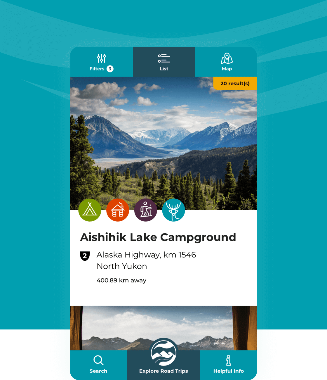 yukon road trip app