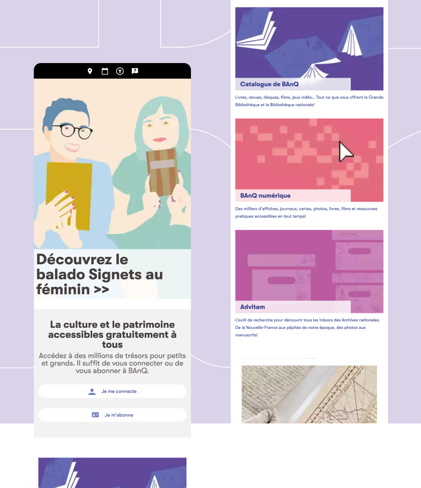 BANQ website