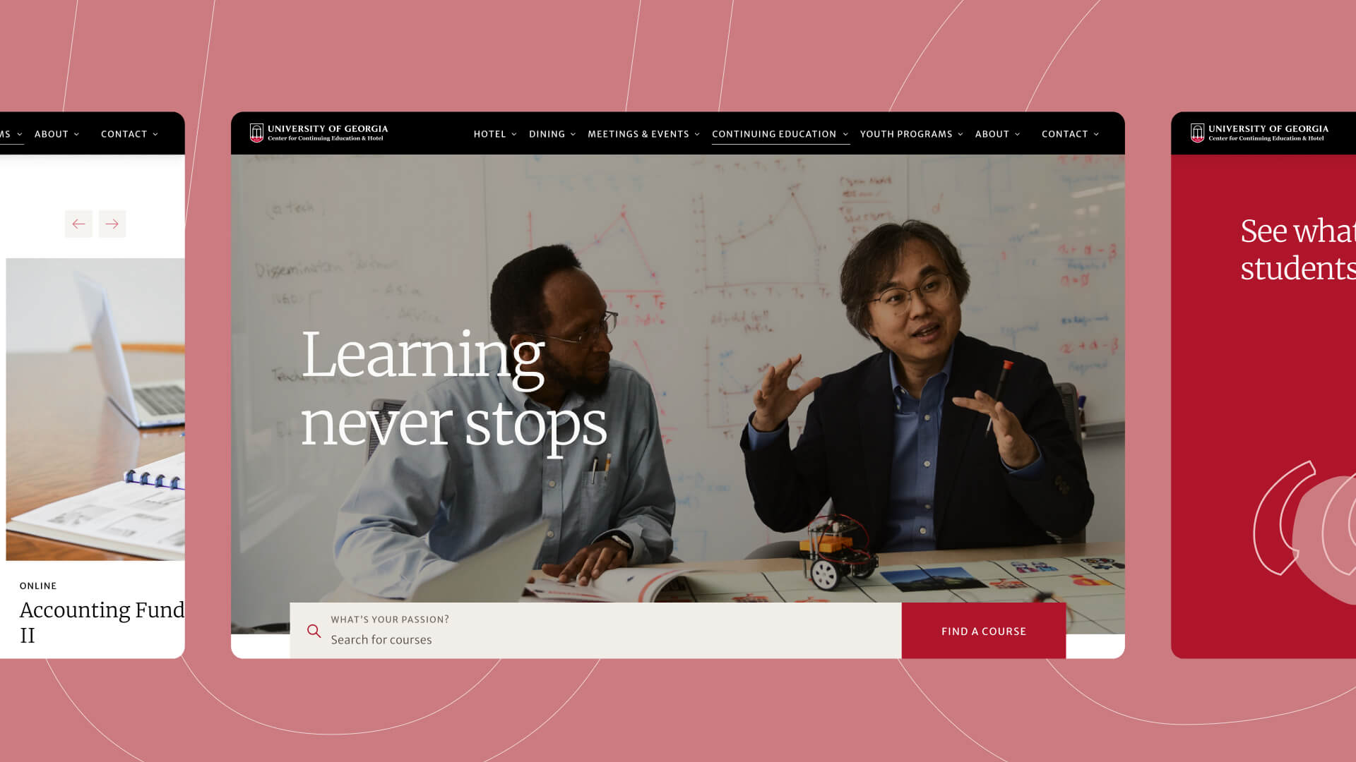 The UGA Center Continuing Education webpage