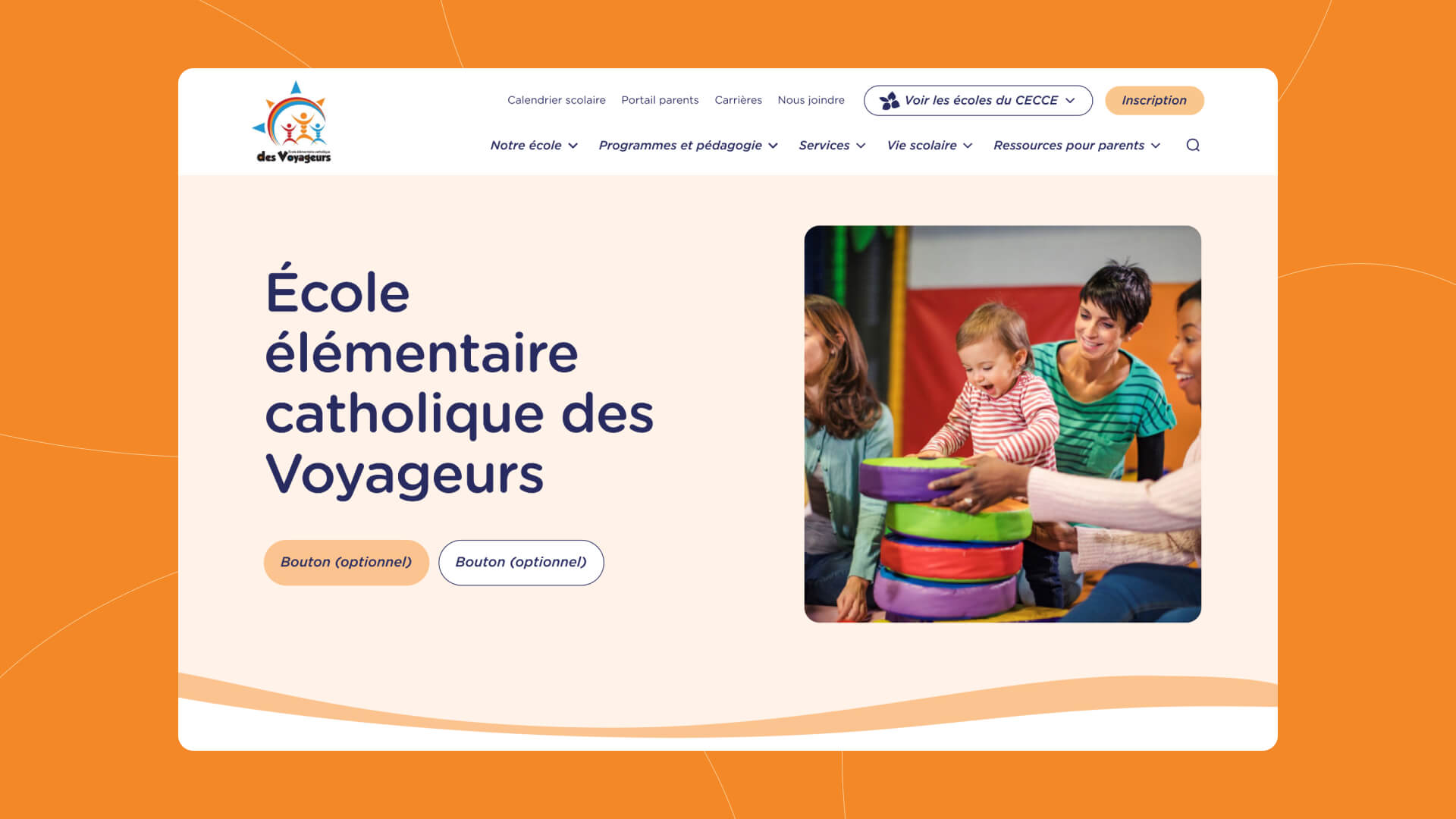 Capture d'écran du site CECCE