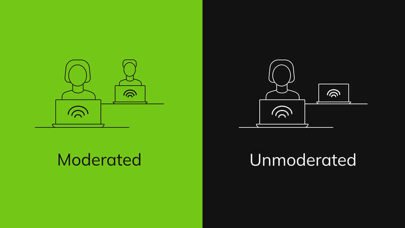 Moderated vs Unmoderated