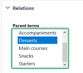 Relations in Drupal taxonomies