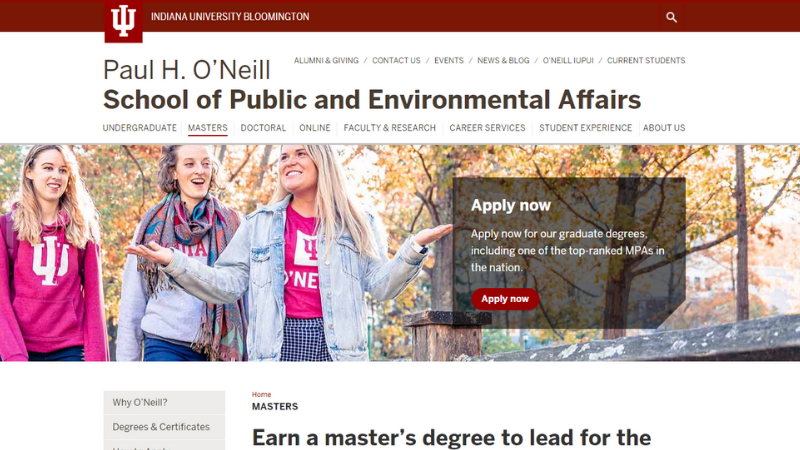 Paul H. O'Neill School Homepage