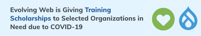 Evolving Web is Giving Training Scholarships to Selected Organizations in Need Due to COVID-19