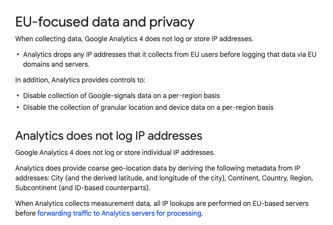 Google will no longer log IP addresses in Europe