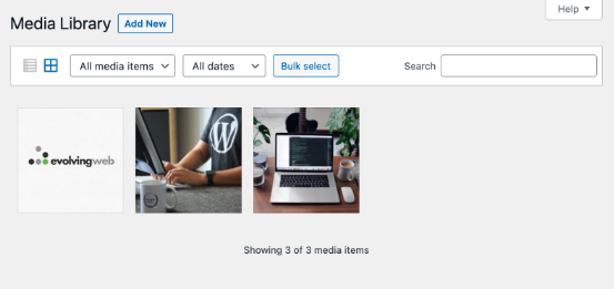 Handling media in WordPress