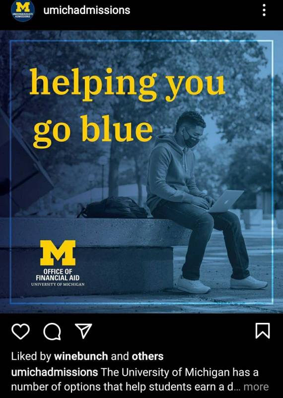 University of Michigan Instagram Campaign
