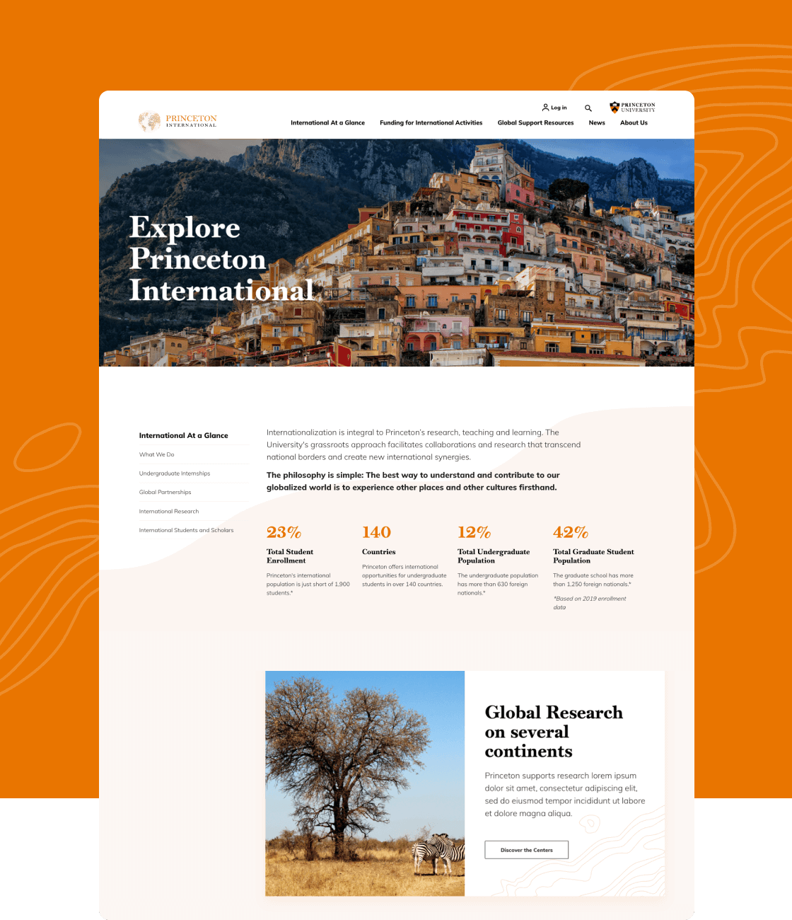 An Immersive Website for Students Planning to Study Abroad