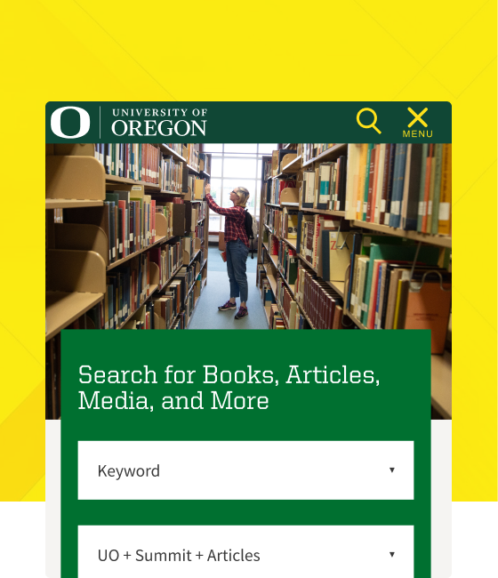 User-Centric Redesign and Navigation System for UO Libraries