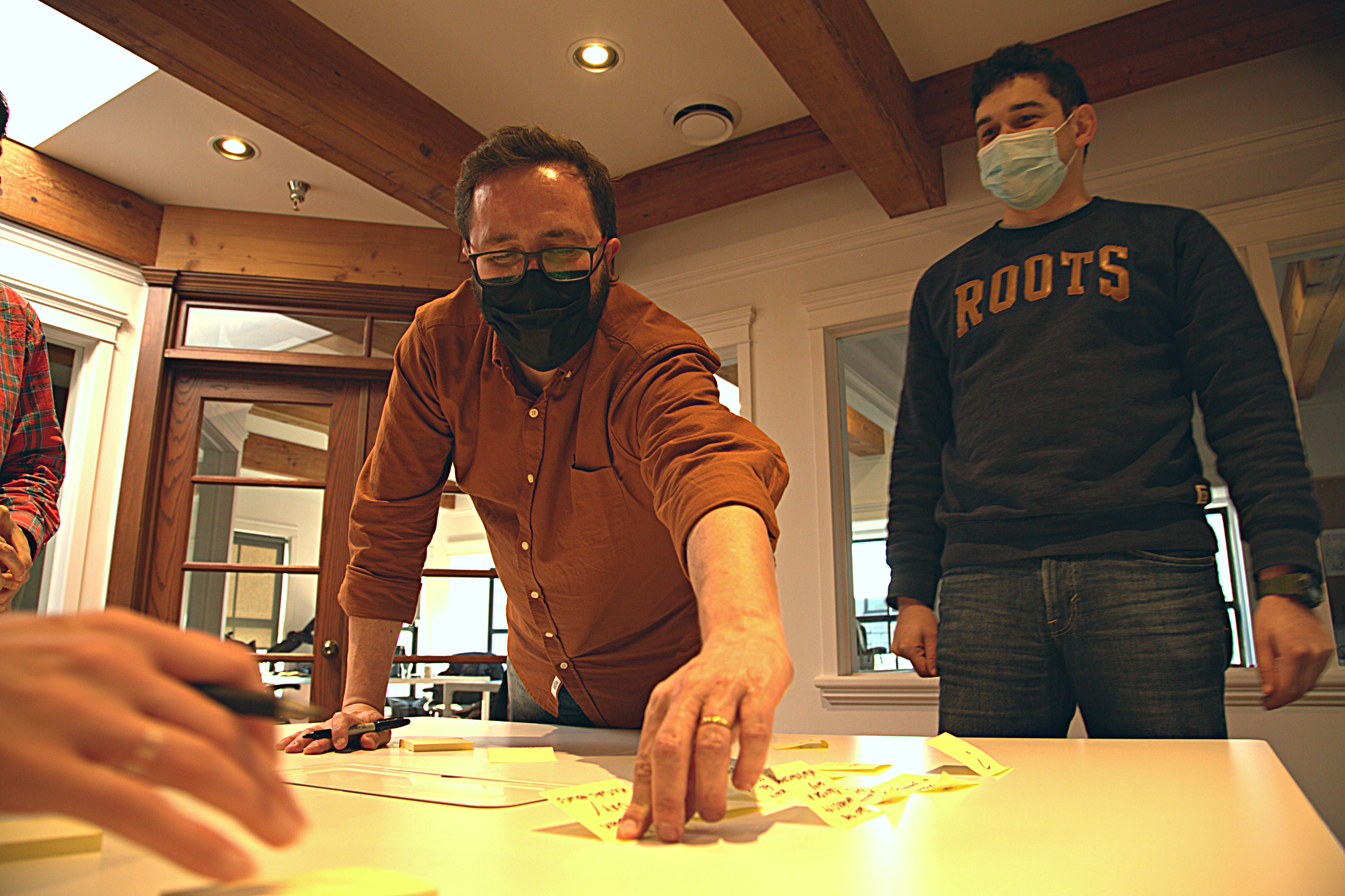 Rafael attending a project management workshop