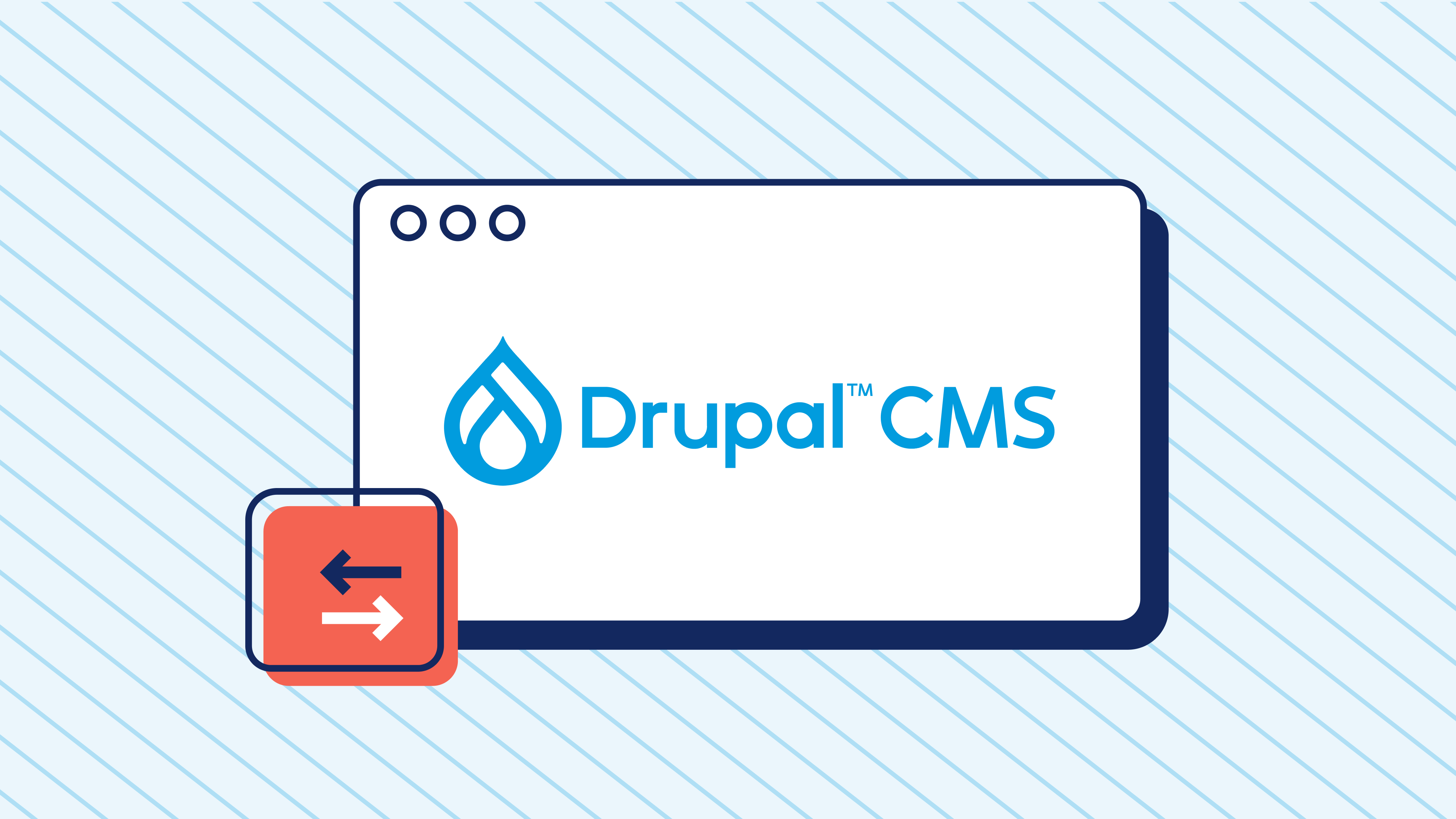 Graphics with the Drupal CMS visual brand