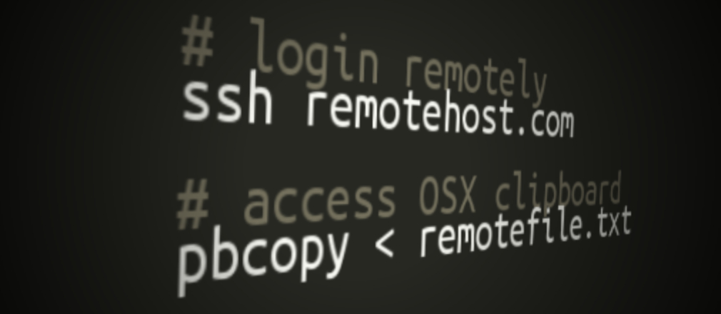 ssh remotehost