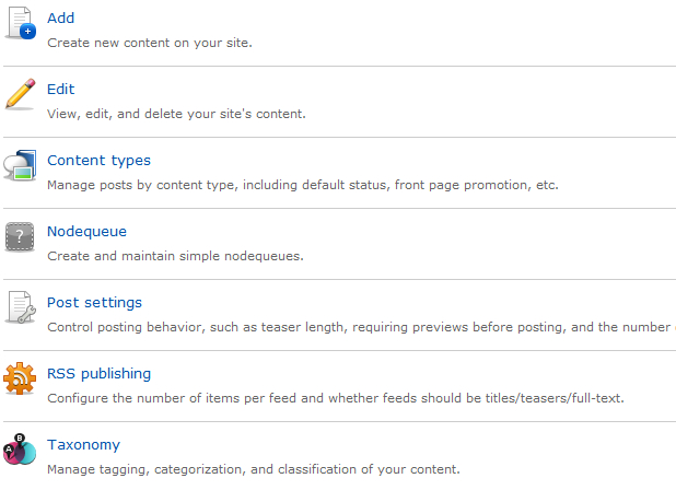 content management