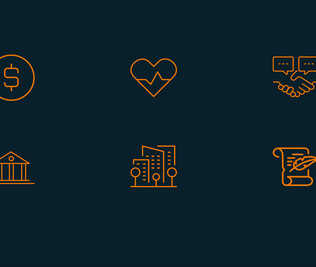 Princeton International design icon visual language