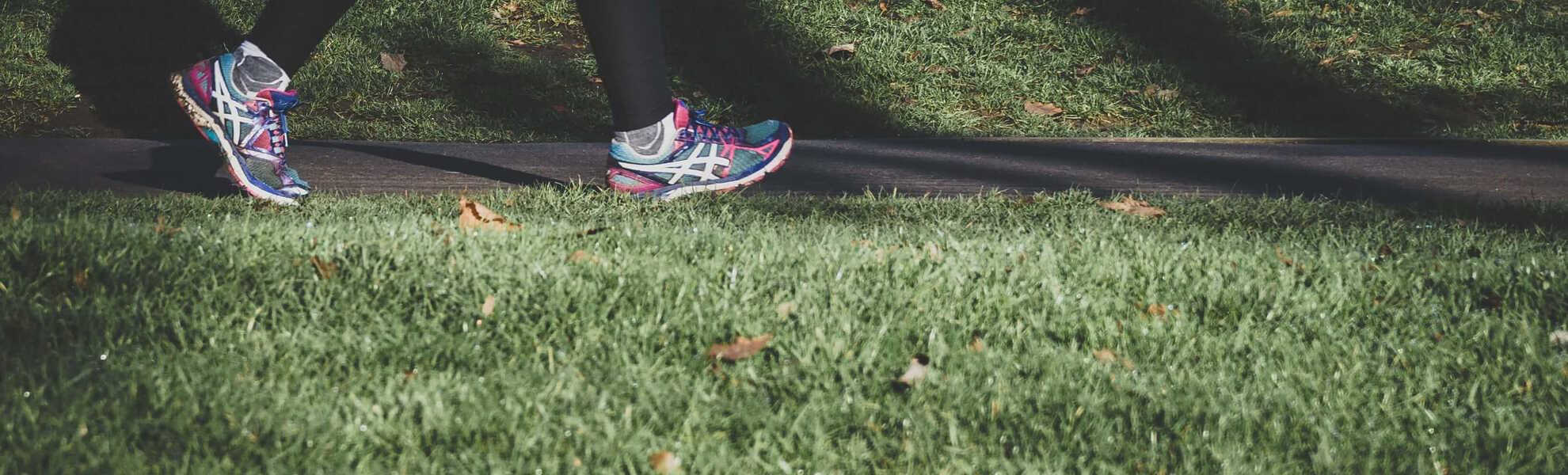 an image of a feet walking