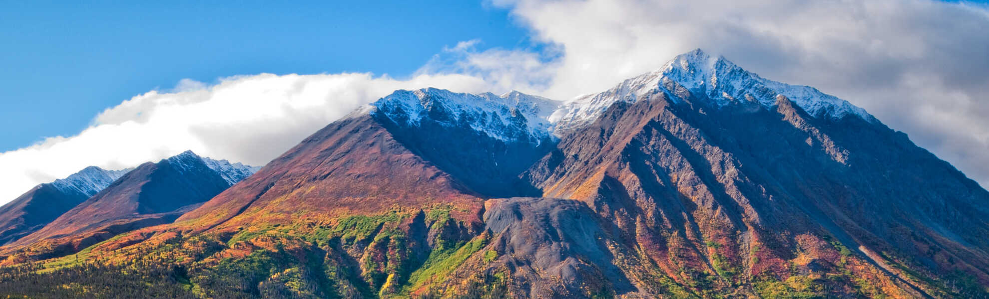 A mountain chain in the Yukon