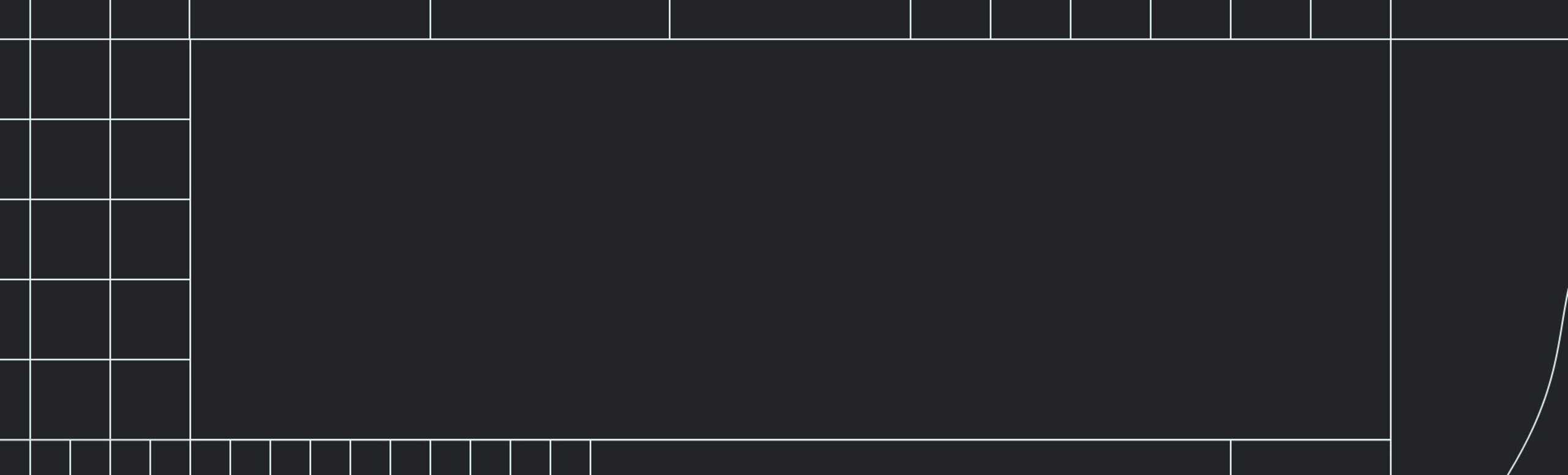a grid pattern on a black background