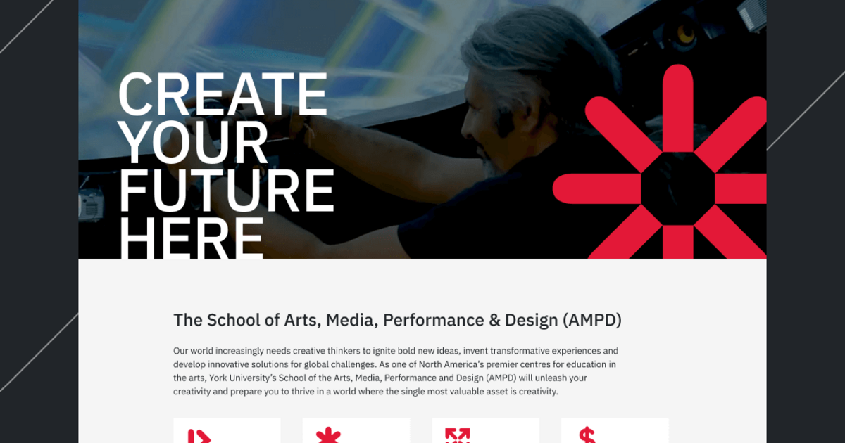 York University School of the Arts, Media, Performance & Design