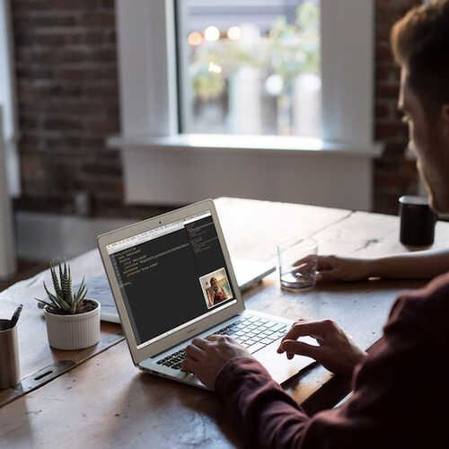 Learning development on a laptop