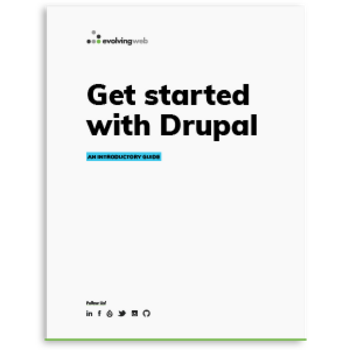 Cover of Get started with Drupal ebook