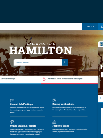 A Fresh New Design and Drupal Reboot for City of Hamilton Website