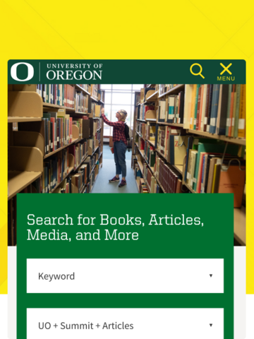 User-Centric Redesign and Navigation System for UO Libraries
