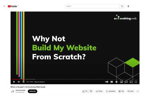 Why Build My Website Video Screenshot