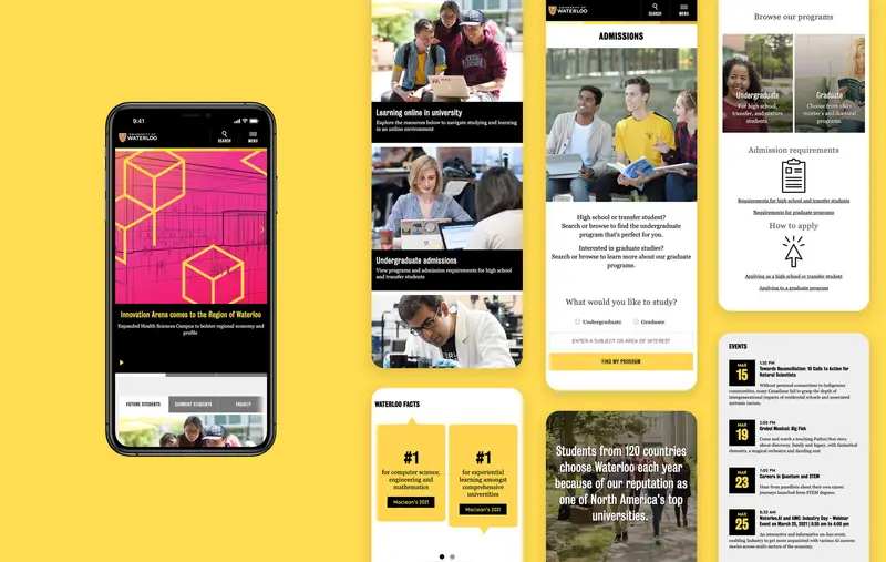 University of Waterloo mobile design