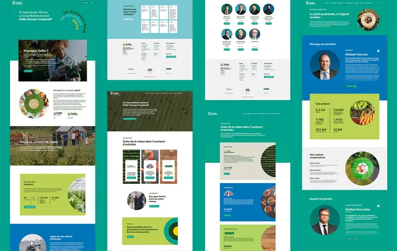 Sollio desktop design