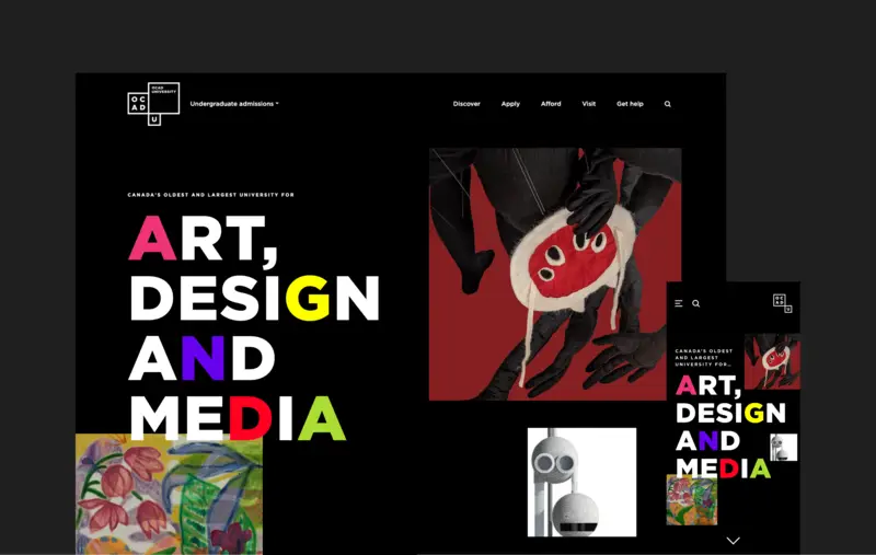 OCAD U Home Page