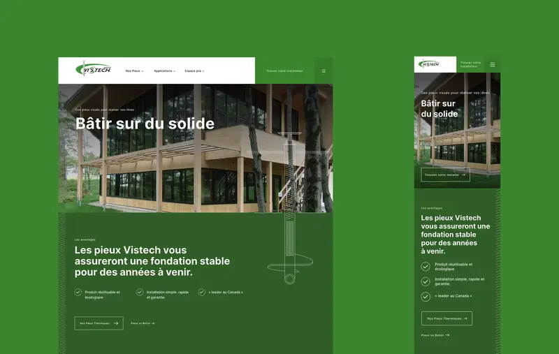 Pieux Vistech home page