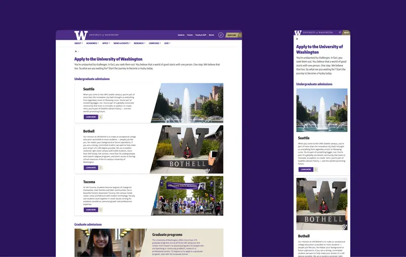 UW college Challenges