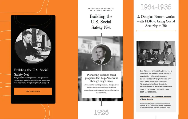 IRS timeline mobile