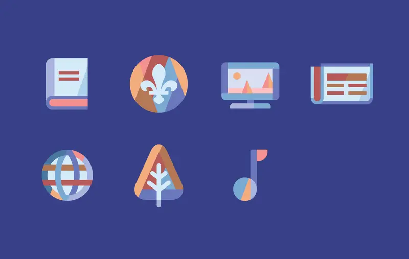 the BAnQ icons