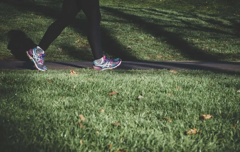 an image of a feet walking