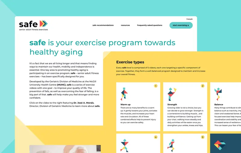 SAFE homepage detail