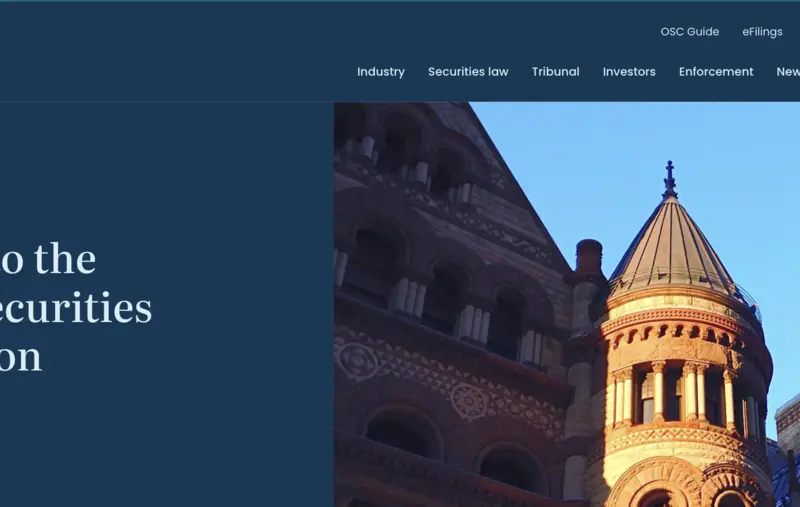 Ontario Securities Commission project showcase