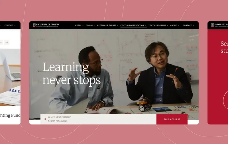 The UGA Center Continuing Education webpage