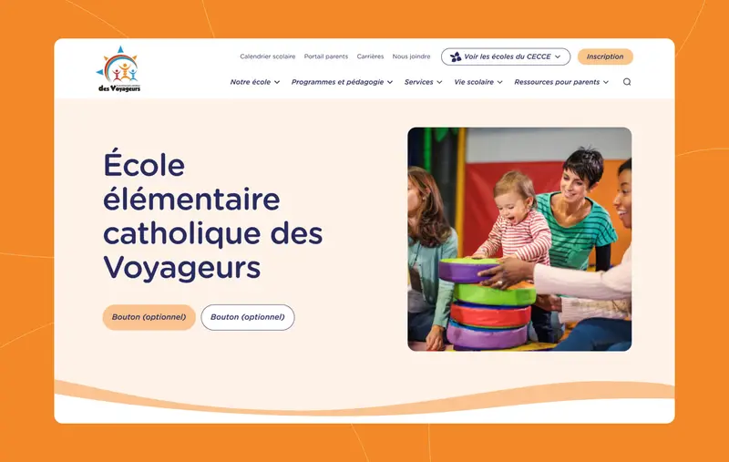 Capture d'écran du site CECCE