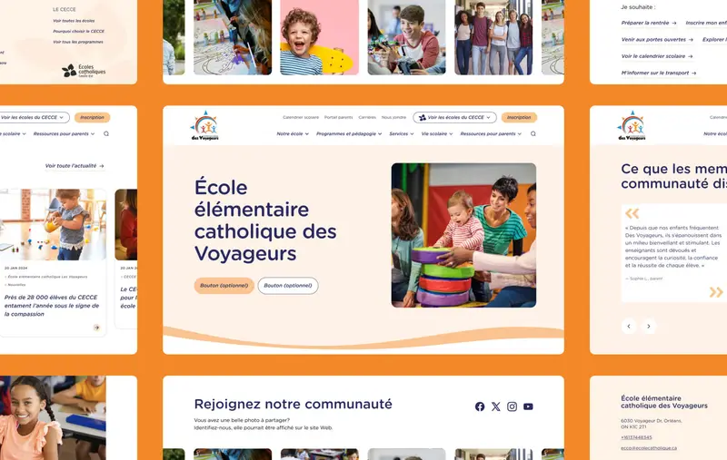 Capture d'écran du site CECCE