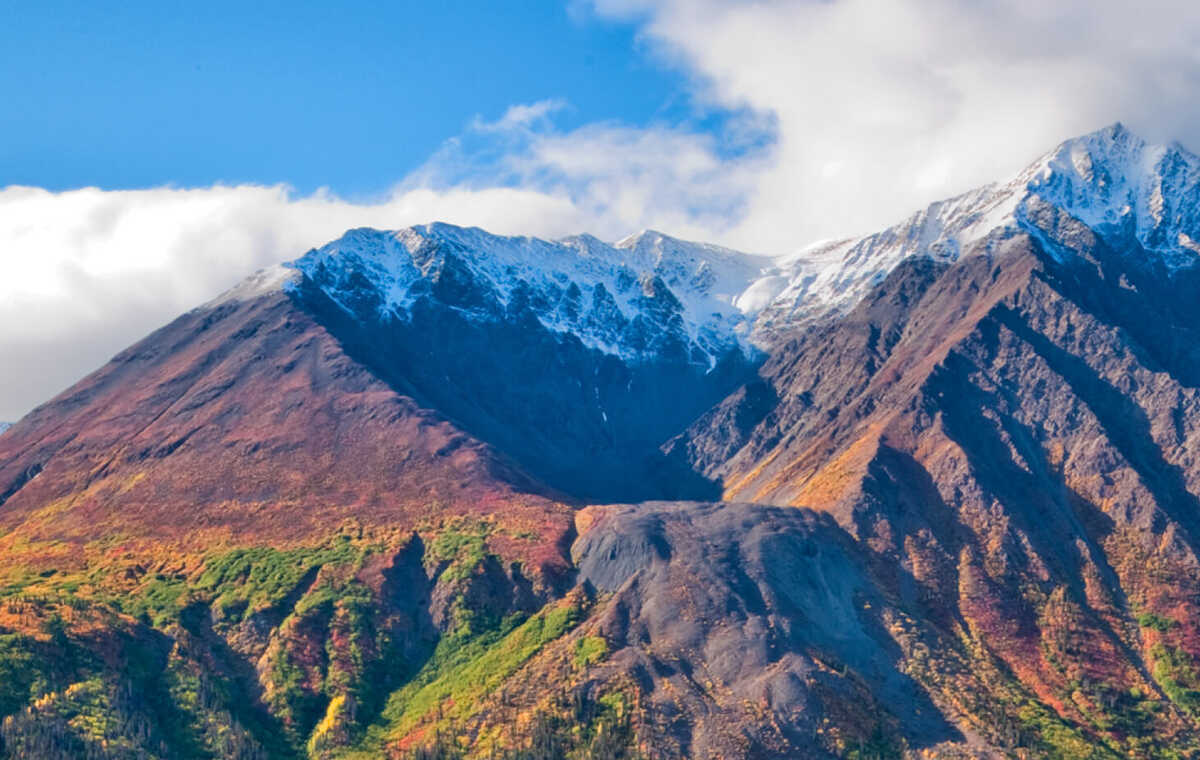 A mountain chain in the Yukon