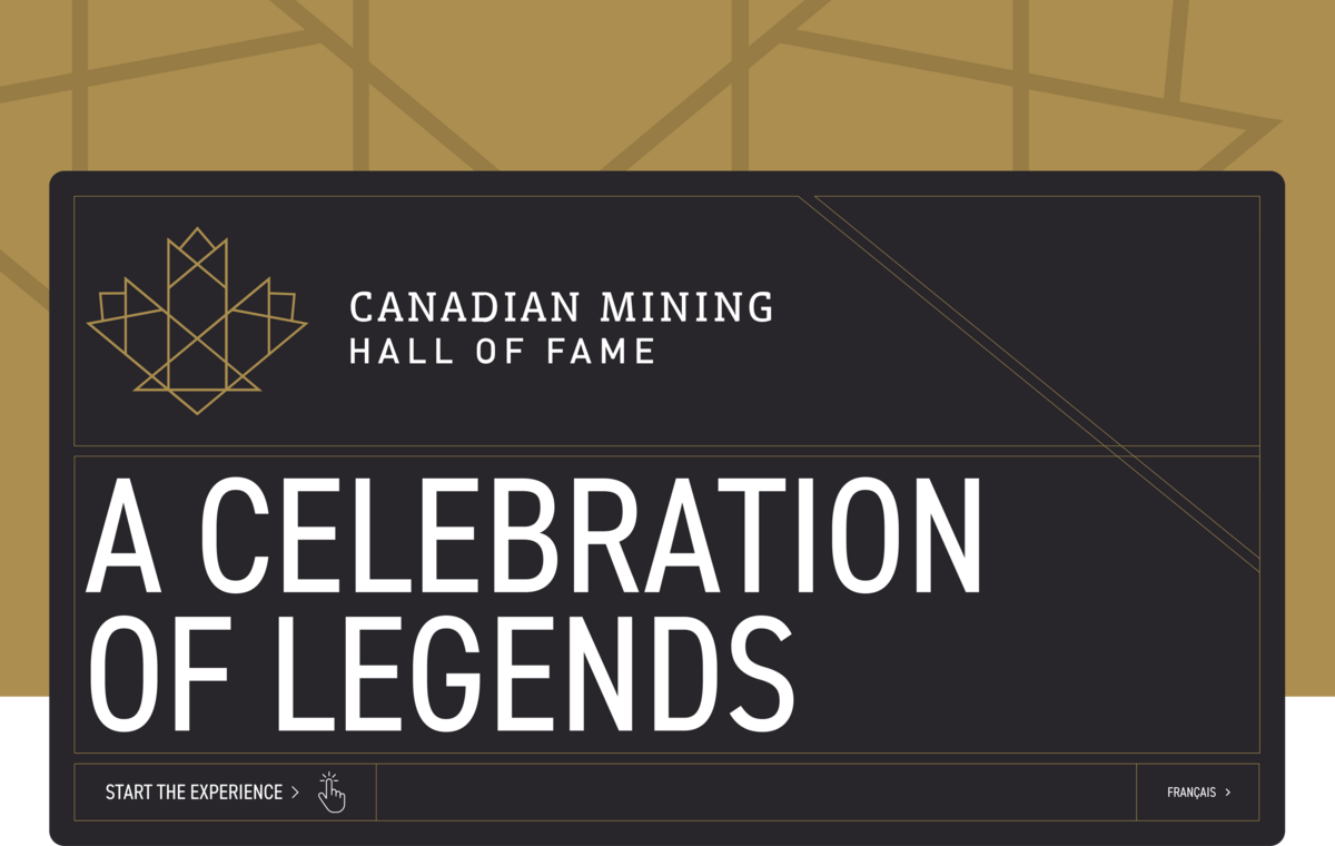 Royal Ontario Museum thumbnail feature for the Canadian Mining Hall of Fame exhibition