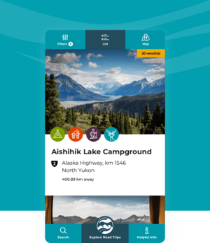 yukon road trip app