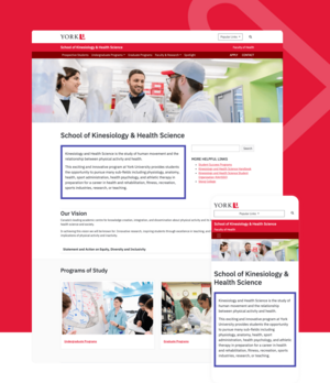 York U website thumbnail