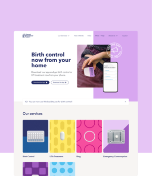 A screenshot of the PPD website