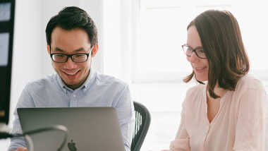 Collaboration between two co-workers